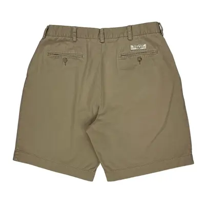 Prospect Short Polo By Ralph Lauren Chino Shorts - 32W 9L Beige Cotton | Size: 32″ waist