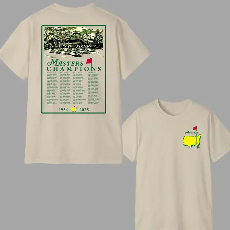 2025 Masters Tournament Augusta 91 Years Shirt, Golf Tournament T-shirt, Masters Golf T-shirt, The Masters Golf Cup Tee For M...
