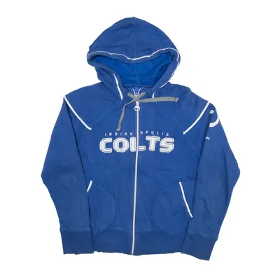 NFL Indianapolis Colts Hoodie Blue Full Zip Womens M