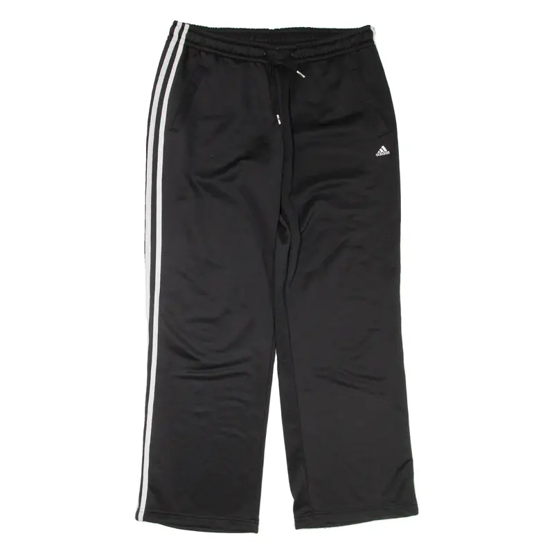 ADIDAS Womens Track Pants Black Straight L W33 L29
