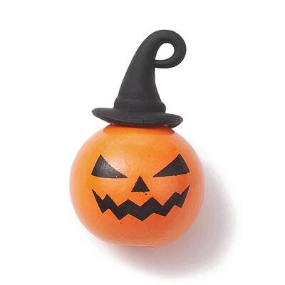 Halloween theme Wood with Alloy Pendant