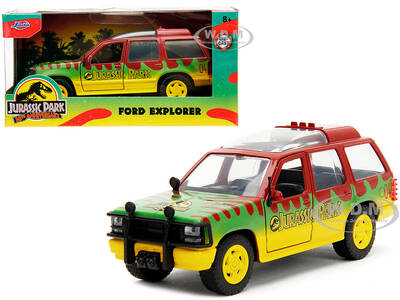 Ford Explorer Red and Yellow with Green Graphics \