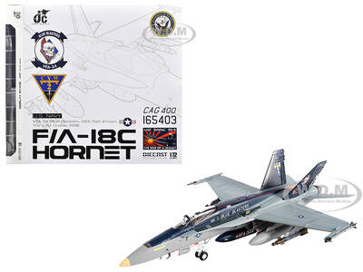 McDonnell Douglas F/A-18C Hornet Aircraft VFA-34 Blue Blasters USS Carl Vinson Last Cruise (2018) United States Navy 1/72 Die...