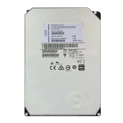 00WK782 IBM 8TB 12Gb/s SAS 7200 3.5-Inch Hard Drive