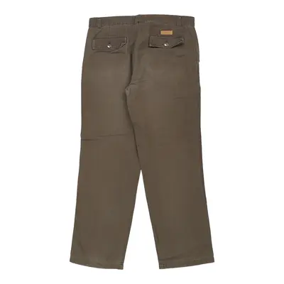 Marlboro Classics Trousers - 36W 32L Brown Cotton