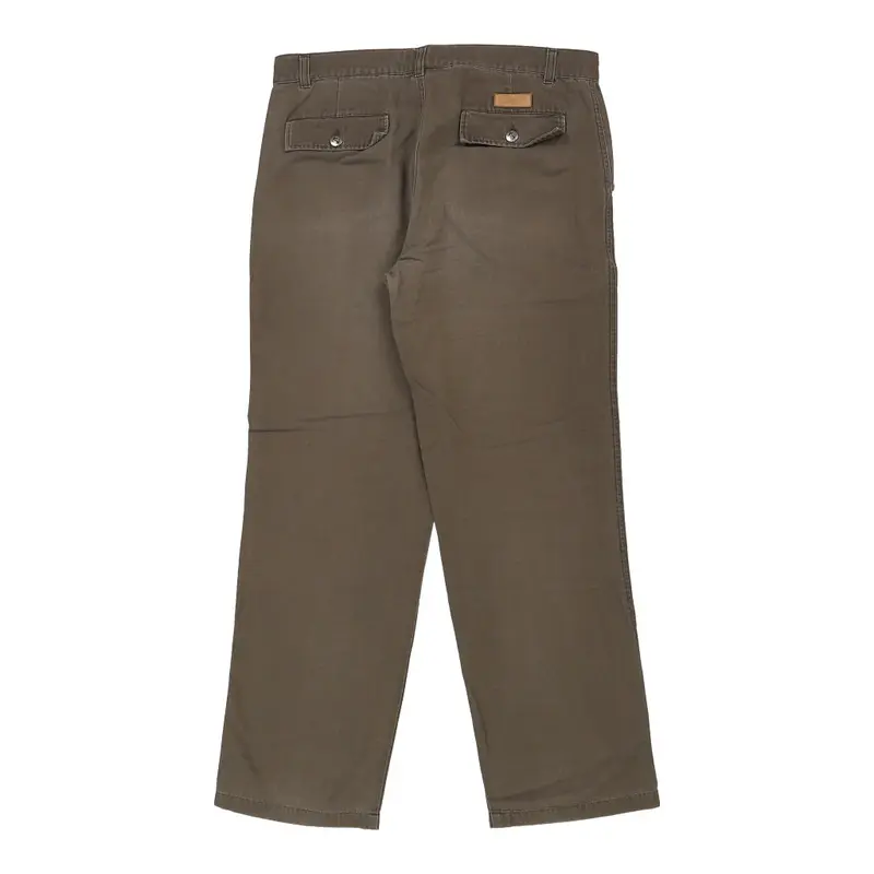 Marlboro Classics Trousers - 36W 32L Brown Cotton