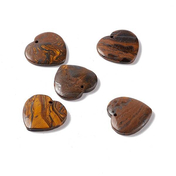 Natural Tiger Iron Pendants