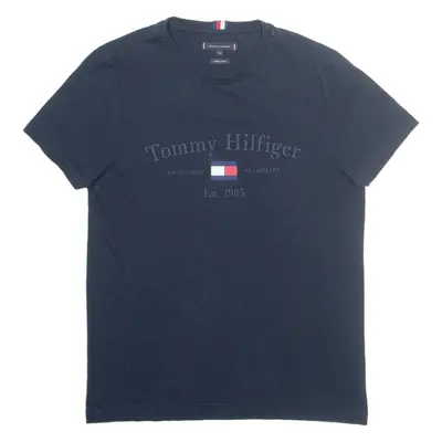 TOMMY HILFIGER Mens T-Shirt Black M