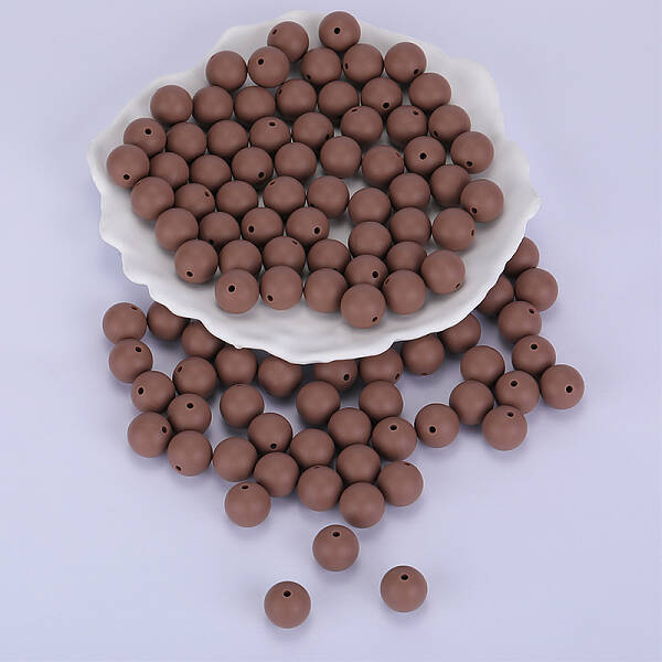 Round Silicone Focal Beads