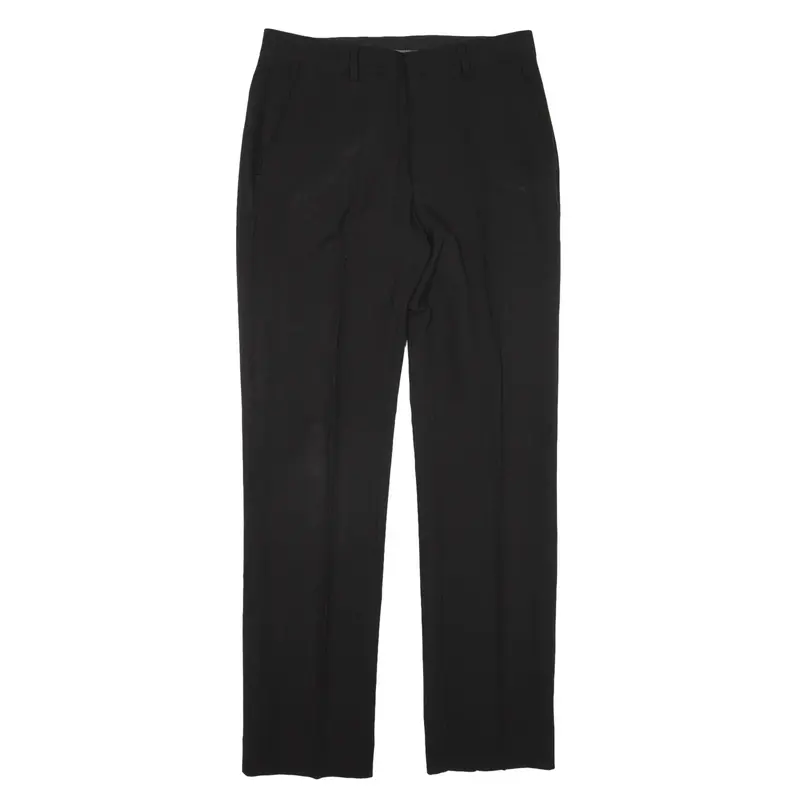 PEACOCK Trousers Black Regular Straight Womens W28 L31