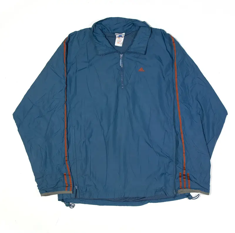 ADIDAS Pullover Jacket Blue Mens M