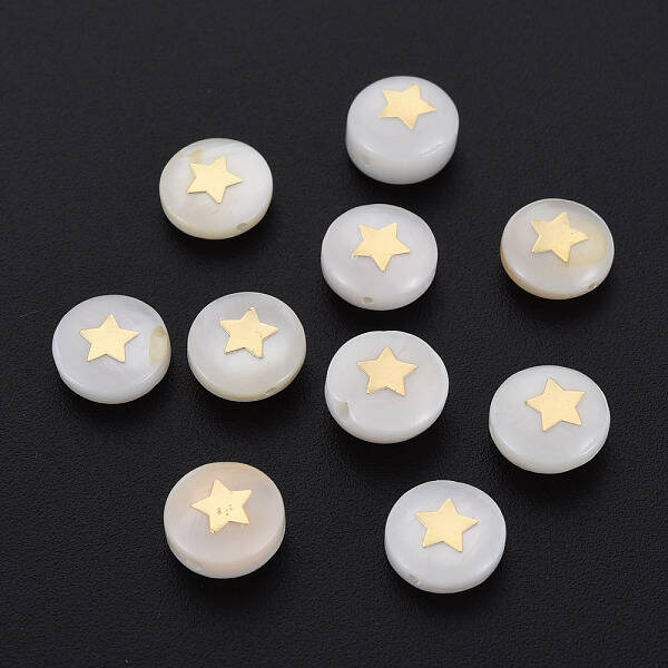 Natural Freshwater Shell Beads
