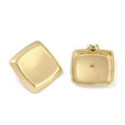 304 Stainless Steel Stud Earrings