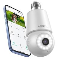 Light Bulb Camera for Home Security, Surveillance Systems,Surveillance Systems - Wireless, Easy to Install, 2K Resolution, Su...