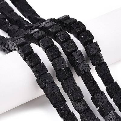 Natural Lava Rock Beads Strands