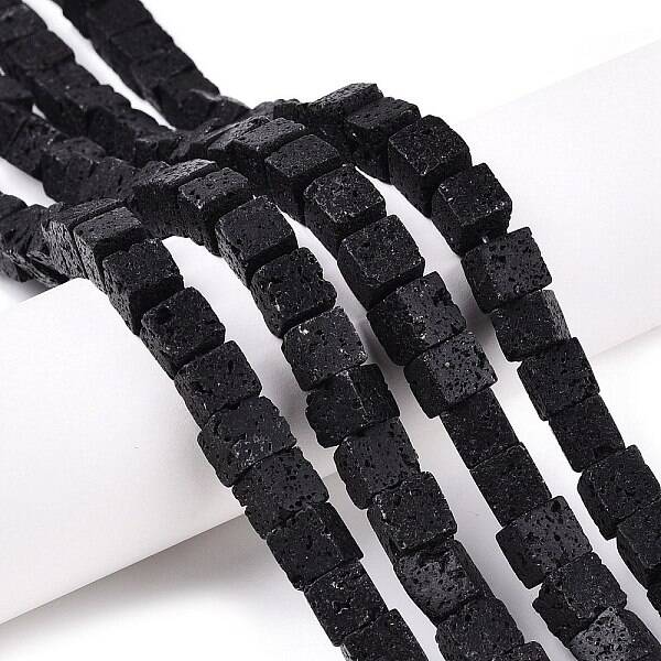 Natural Lava Rock Beads Strands