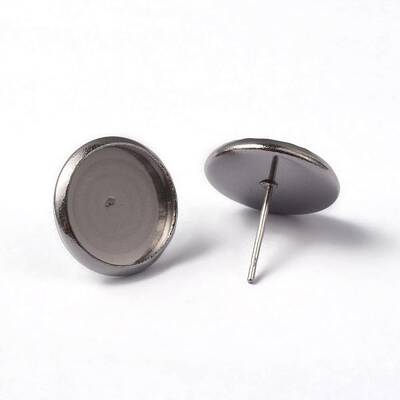 Tarnish Resistant 304 Stainless Steel Stud Earring Settings