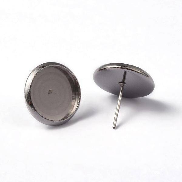 Tarnish Resistant 304 Stainless Steel Stud Earring Settings