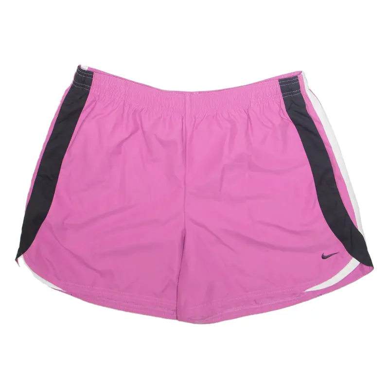 NIKE Womens Sports Shorts Pink L W32
