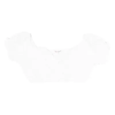 ORIGINAL STEINDL Womens Milkmaid Blouse White Puff Sleeve M