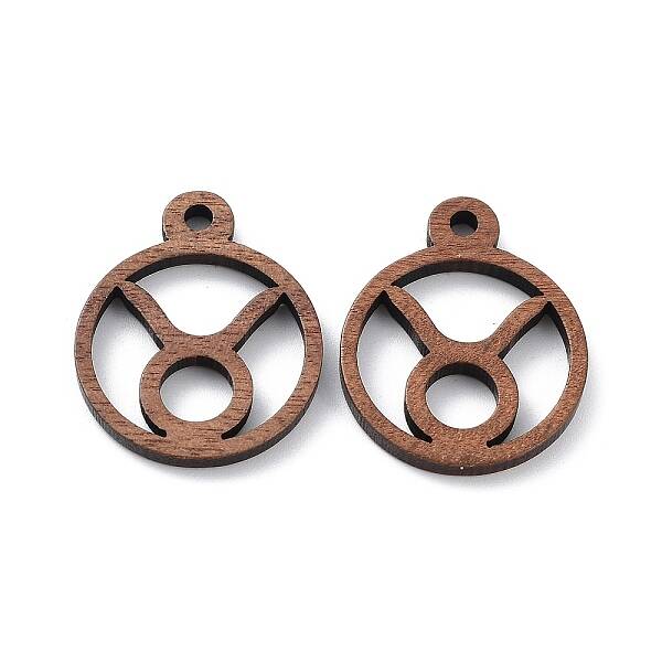Walnut Wood Laser Cut Pendants