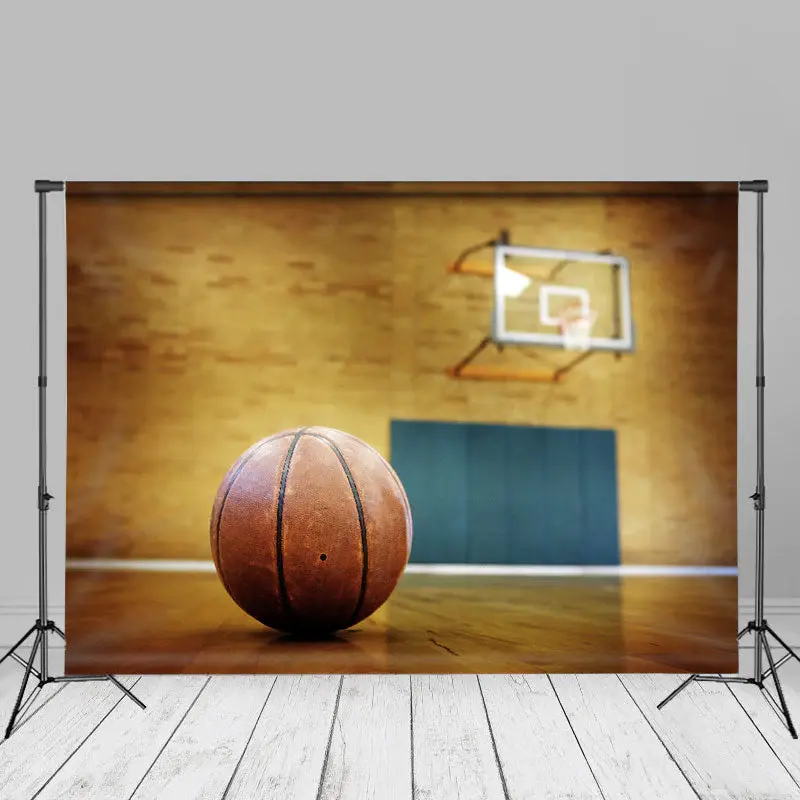 Basketball Floor Court Bokeh Backdrop For Photo Booth - Aperturee