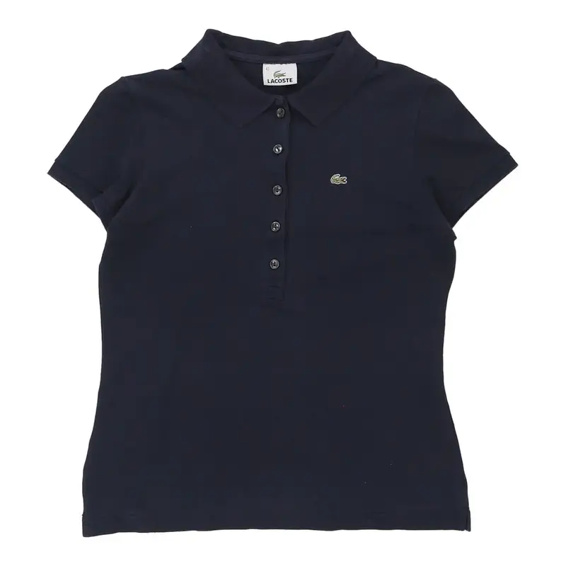 Lacoste Polo Shirt - XS Navy Cotton Blend | Size: x-small