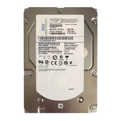 59Y5322 IBM 600GB 4Gb/s Fibre Channel 15000 3.5-inch Hard Drive