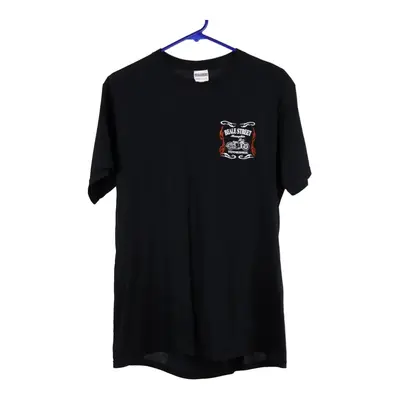 Beale Street Jerzees T-Shirt - Small Black Cotton