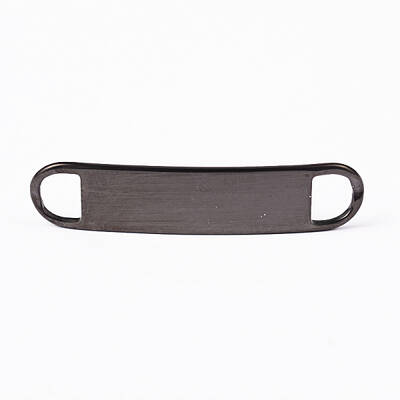 Rectangle 304 Stainless Steel Blank Tag Links connectors