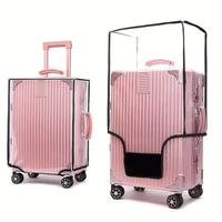 Transparent Luggage Protective Cover, 1 Count Room Accessories Dustproof Bag for Traveling Case, Waterproof Bag for Suitcase,...