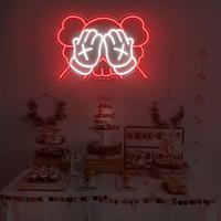 Kaws Led Neon Sign,Anime Neon Sign,Game Room Neon Sign,Custom Neon Sign,Retro Led Neon,Handmade Gift,Birthday Gifts custom ne...