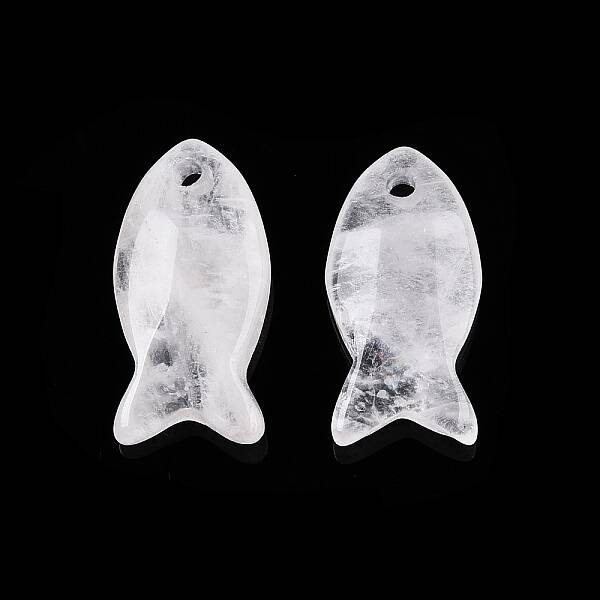 Natural Quartz Crystal Pendants