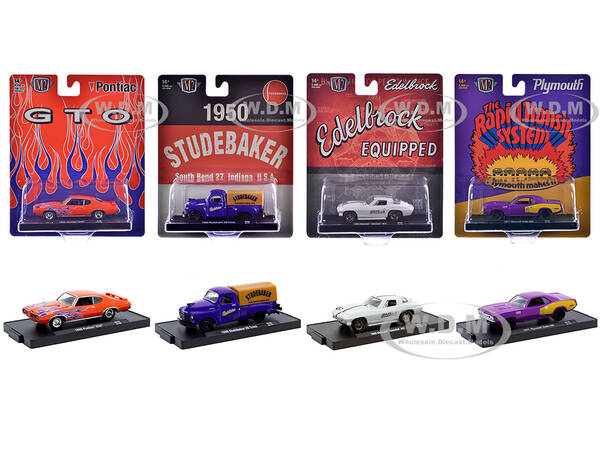 Auto-Drivers Set of 4 pieces in Blister Packs Release 123 Limited Edition to 9600 pieces Worldwide 1/64 Diecast Model Cars by...