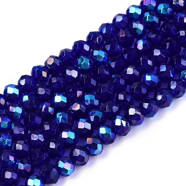Electroplate Glass Beads Strands