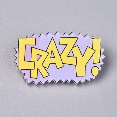 Acrylic Badges Brooch Pins