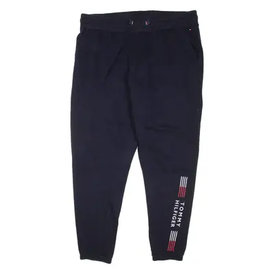 TOMMY HILFIGER Mens Joggers Blue Tapered XL W36 L28