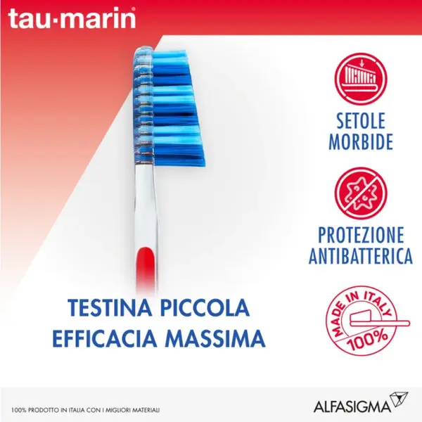 Alfasigma spa Tau Marin® Professional Toothbrush 27 Soft Bristles - Assorted Colors