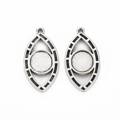Tibetan Style Alloy Pendant Cabochon Settings