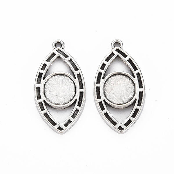 Tibetan Style Alloy Pendant Cabochon Settings