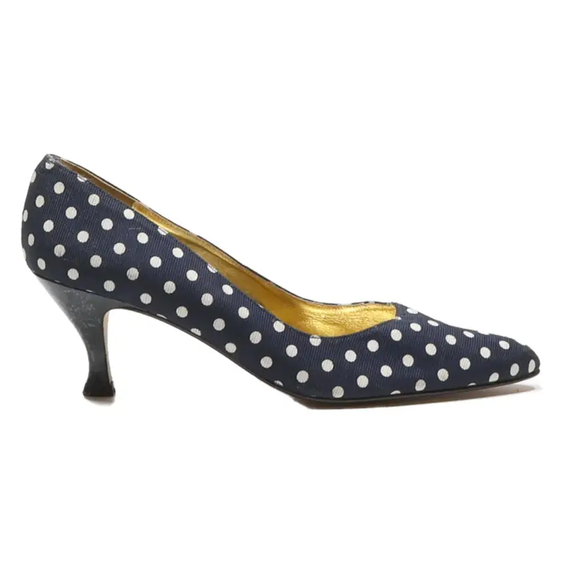 TIMOTHY HISMAN Pump Heels Blue Synthetic Womens UK 7