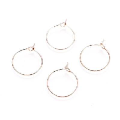 Ion Plating(IP) 316L Surgical Stainless Steel Hoop Earring Findings