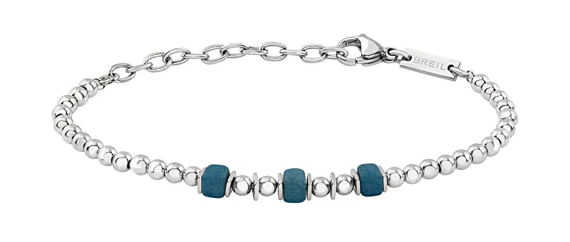 Breil Bracciale Mixology Tj3543 In Acciaio E Sfere In Ceramica Greca