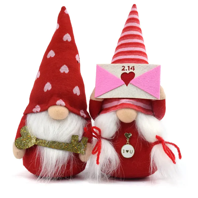 2024 Valentine's Day Faceless Doll Love Envelope Rudolf Valentine's Day Gift Doll Fabric Dwarf | Color: Style C