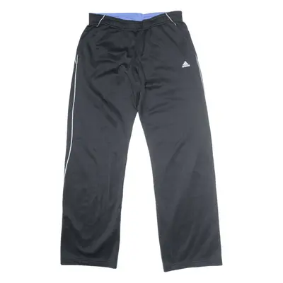 ADIDAS Sweatpants Black Straight Womens UK 14 W29 L31