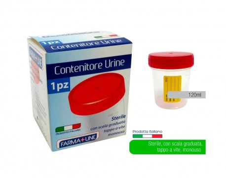 Farmaline Sterile Urine Container 120ml