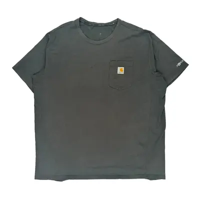 Carhartt T-Shirt - 2XL Grey Cotton Blend