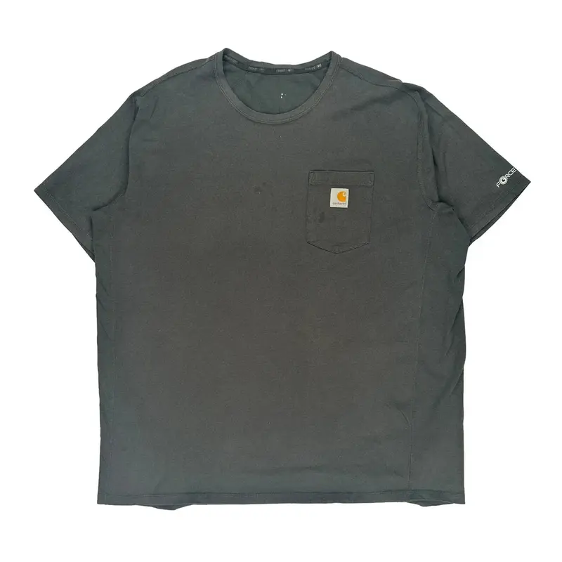Carhartt T-Shirt - 2XL Grey Cotton Blend
