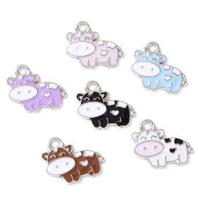 Alloy Enamel Pendants