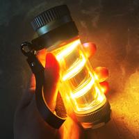 LED Lantern Rechargeable, Edison Light Stick, Camping Lights with 4 Light Modes, 3 Colors COB Light Camp Lamp Portable  Lante...